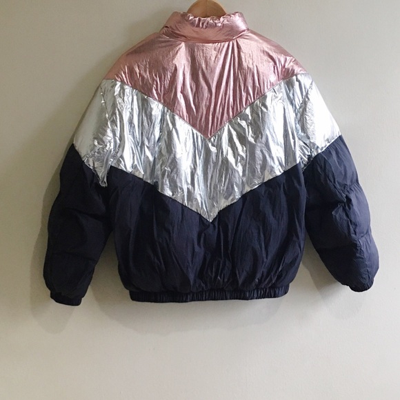 Isabel Marant Etoile Metallic Puffer Coat - Picture 4 of 8